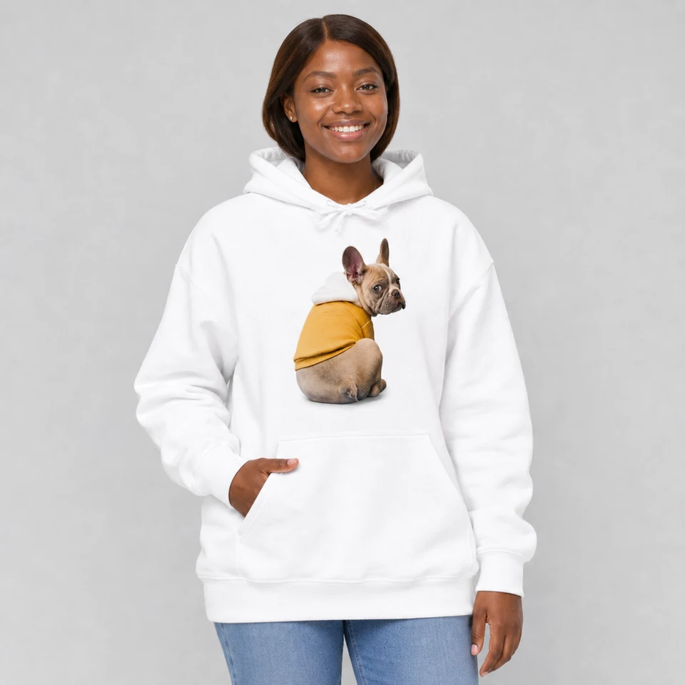 Hoodie printed sample mockup