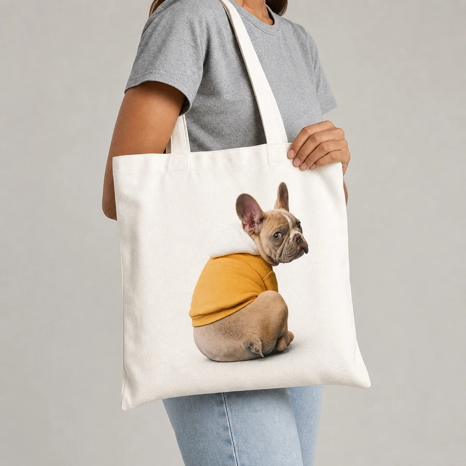 Tote Bag printed sample mockup